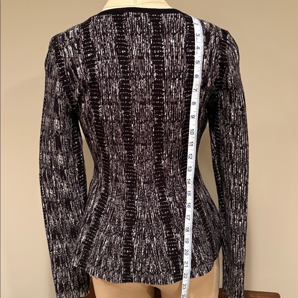 White House Black Market Peplum Long Sleeve Sweater Size S - Picture 7 of 12